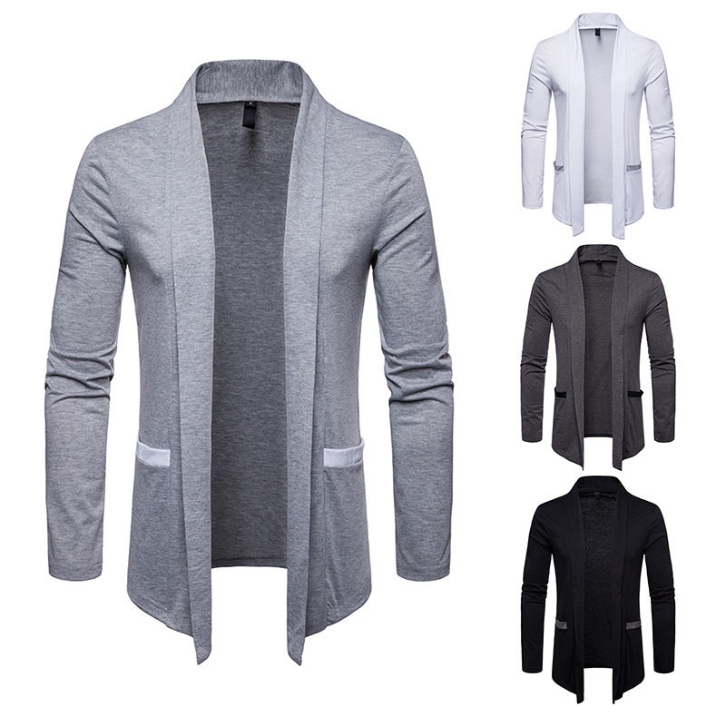 Thumbnail: Foreign Trade Wholesale Men's New Plus Size Men's Coat Cardigan