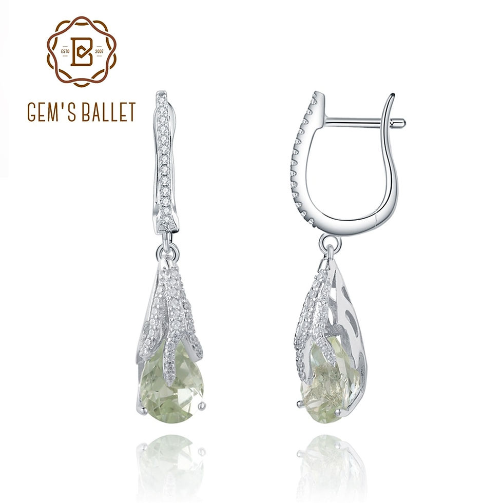 Thumbnail: Gem's Ballet Earrings For Women 100% 925 Sterling Silver Earring 2022 Trend