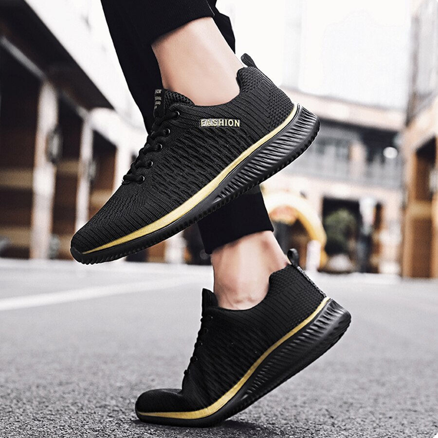 Thumbnail: Men Running Walking Knit Shoes Women Fashion Casual Sneakers Breathable Sport A