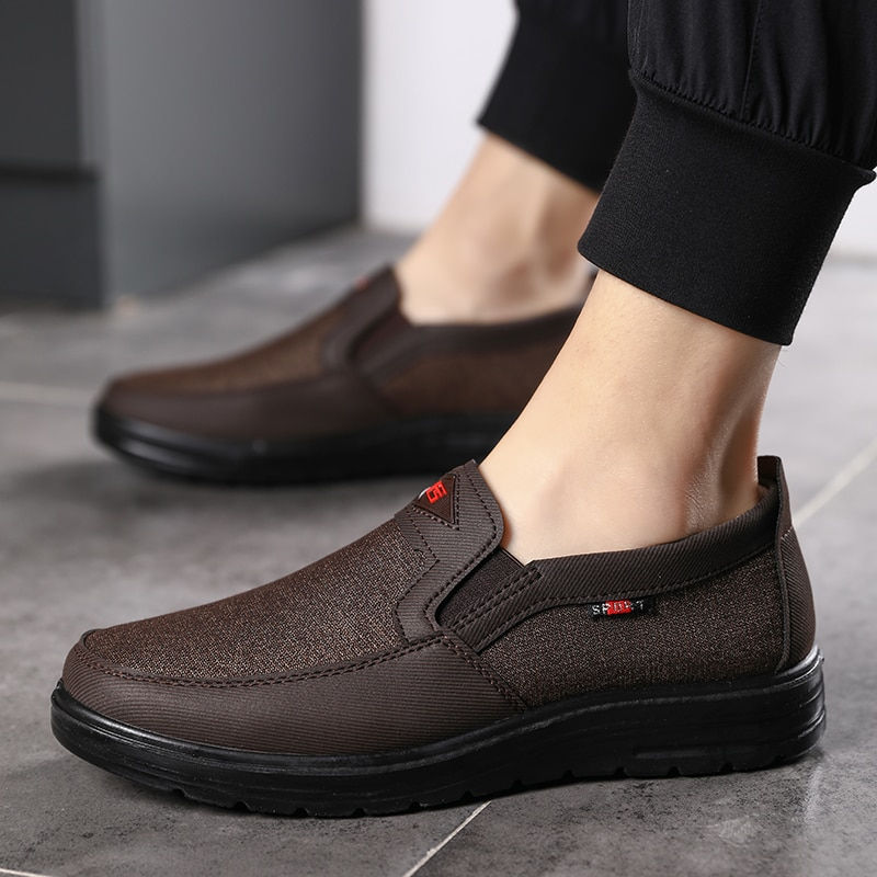 Thumbnail: Men Canvas Shoes Summer Light-weight Casual Shoes Men's Wear-resistance Sneaker