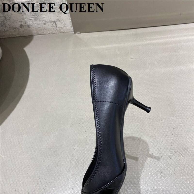 Thumbnail: Fashion Pointed Toe High Heels 5cm Pumps Elegant Shoes Women Female Office Dres