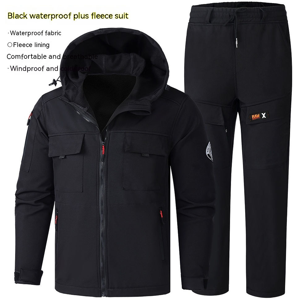 Pikkukuva: Men's Fashion Outdoor Mountaineering Cold Protective Clothing Shell Jacket Suit