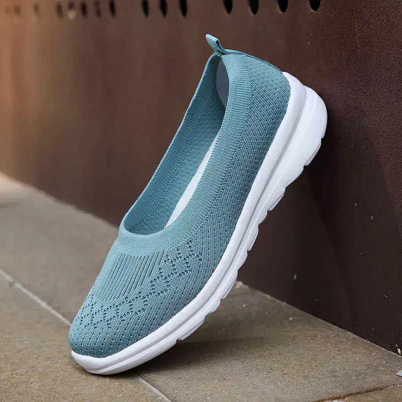 2022 Women Sneakers Fashion Socks Shoes Casual White Sneakers Summer knitted Vu