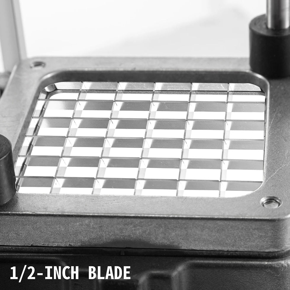 縮圖：VEVOR Commercial Vegetable Fruit Dicer Cutter 6mm 9mm 12.7mm Blade Home Potato