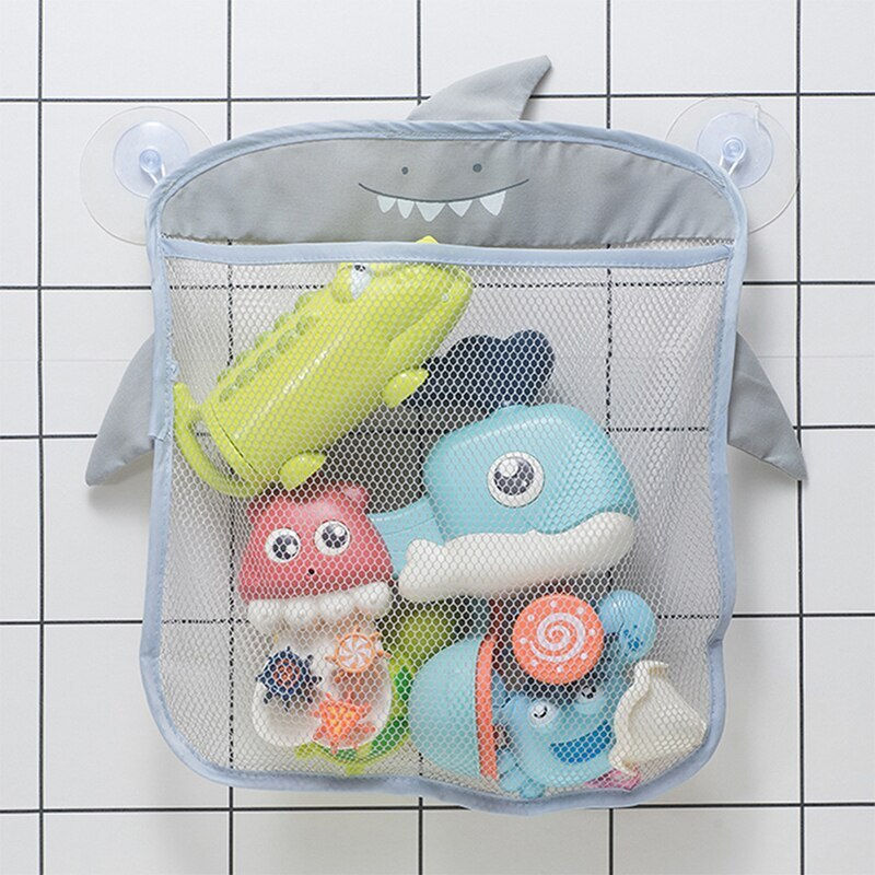 섬네일: Baby Bath Toys Organizer Quick Dry Toddlers Mesh Net Bag for Bathroom Toy Stora