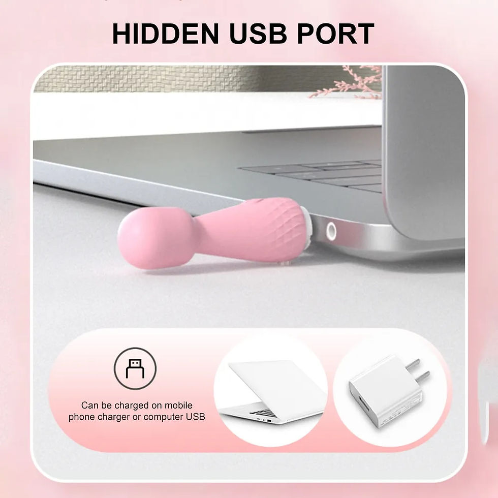 Thumbnail: 10 Modes Strong Vibration Mini Vibrator Magic Stick USB Charging Massager Clito