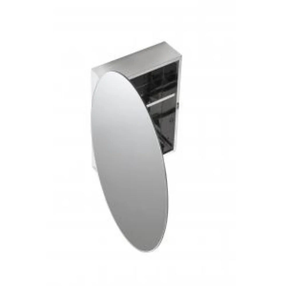 Miniatúra: Mirror Cabinets Wall Mounted, Tay Oval, Stainless-Steel, Mirror Medicine Cabine