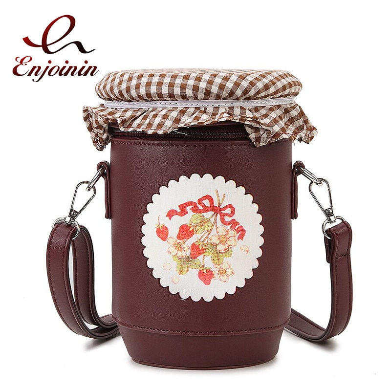 Novel Jam Bottle Designs Purses and Handbags for Women Cute Girls Small