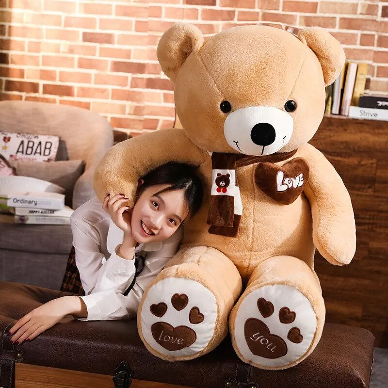 Miniatyrbilde: High Quality 4 Colors Teddy Bear With Scarf Stuffed Animals Bear Plush Toys Dol
