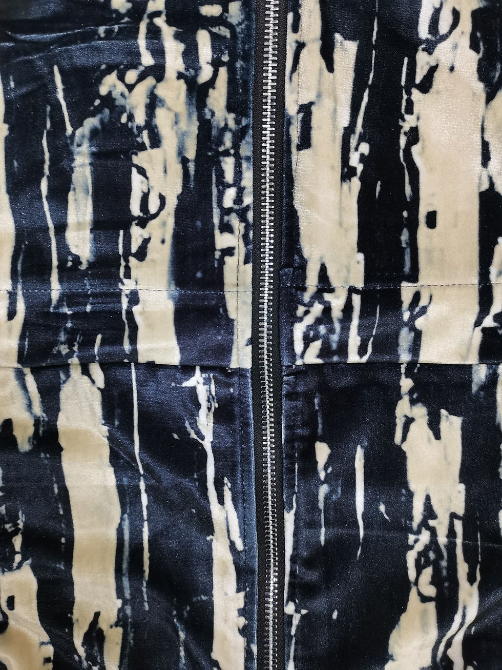 Thumbnail: Women's Long Casual Printed Zipper Trench Coat
