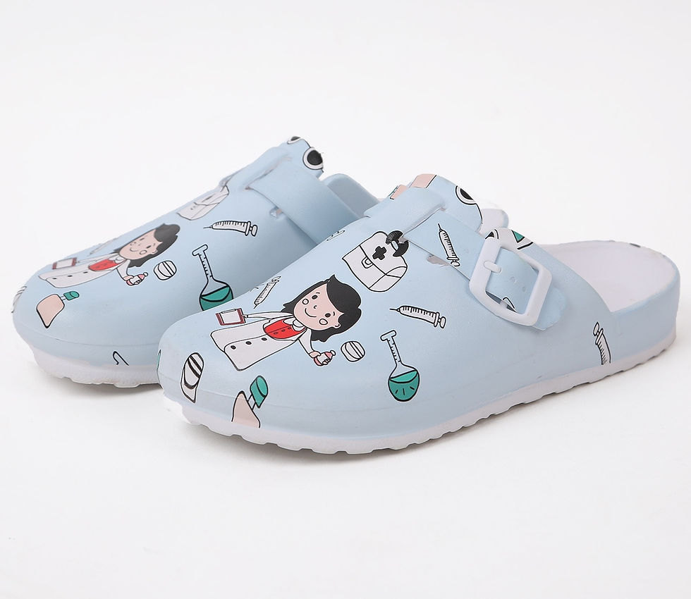 Thumbnail: Women Men Hot Doctors Nurses Working Slippers Shoes EVA Surgical Shoes Anti-sli