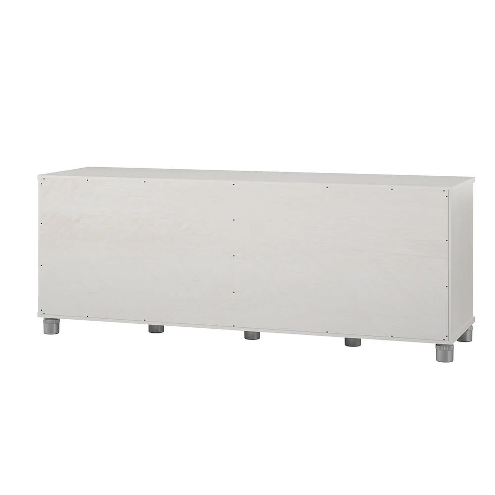 Thumbnail: Evolution Westford Garage Shoe Storage Bench, Ivory Oak