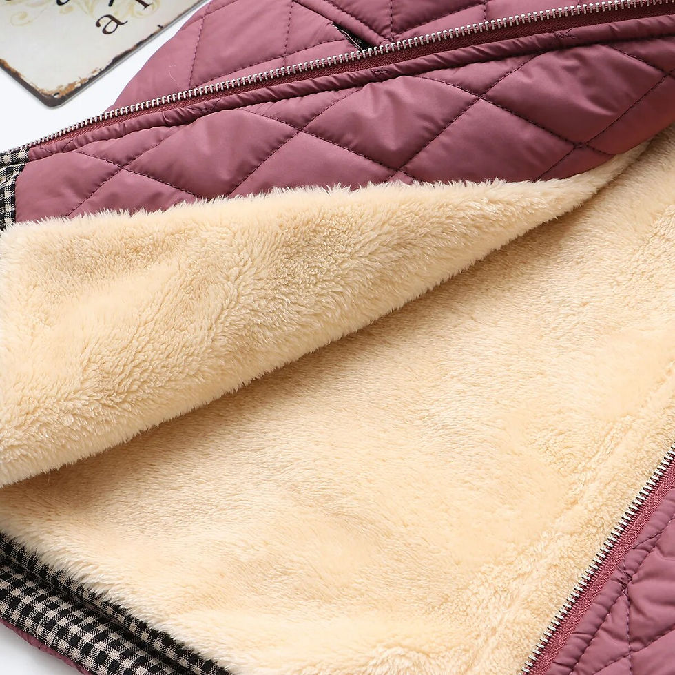 Indexkép: Plus Size Parkas Women Clothing Winter Middle Aged Wadded Jacket Hooded Argyle