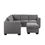 Thumbnail: Thomasville Yvette Fabric Sectional with Storage Ottoman