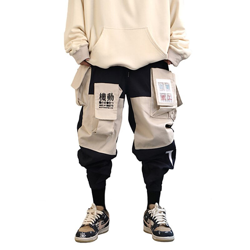 Thumbnail: Muti-Pockets Japanese Streetwear Cargo Pants Men Techwear Casual Jogger