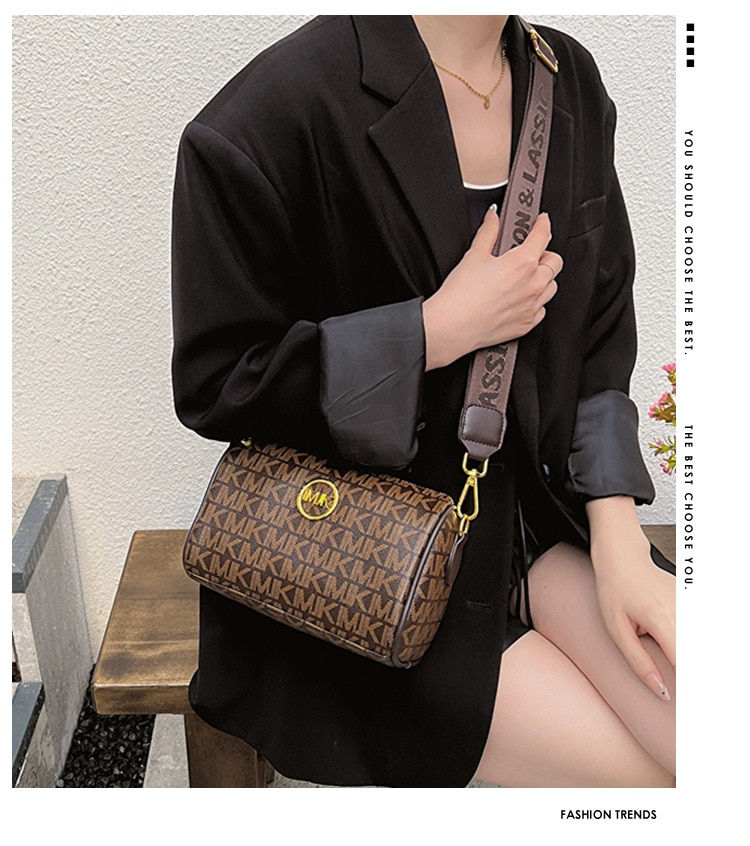 ภาพขนาดย่อ: IMJK 22*14*11cm Luxury Women Shoulder Bags Designer Crossbody Shoulder Chest Pu