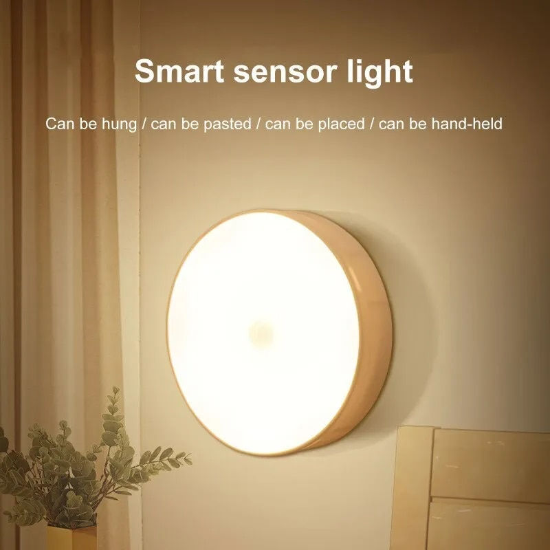 LED Intelligent Human Induction Night Lamp USB Charging Emergency Automatic Lig