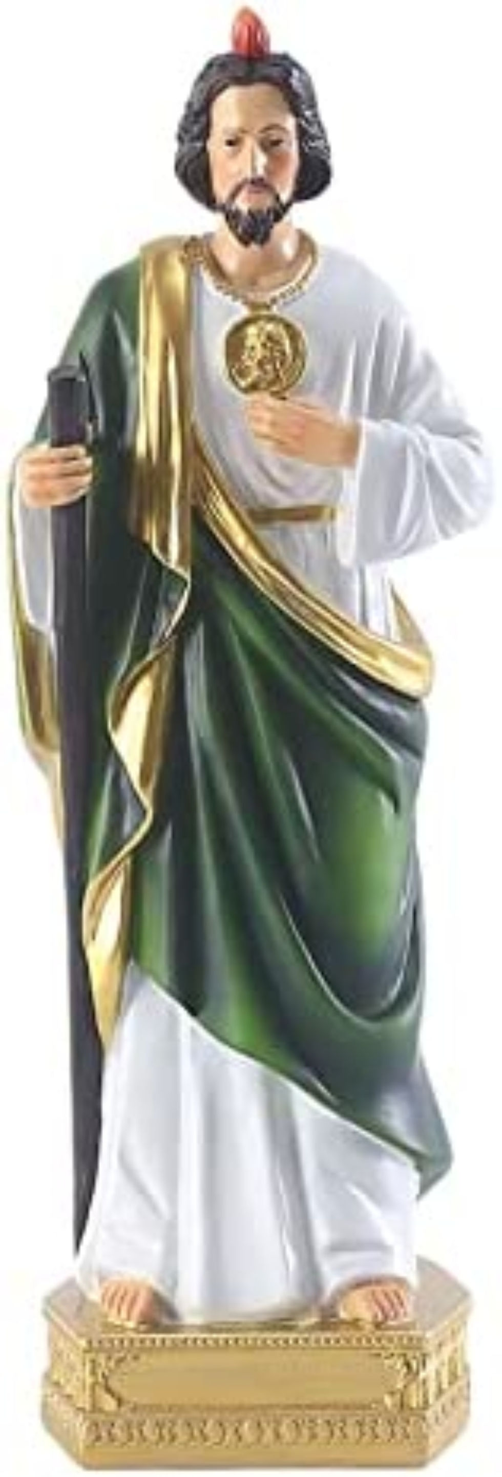 Thumbnail: Saint Jude Statue Religious Resin St Jude Holy Statues Religious Colored Gift