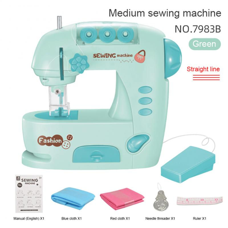 Thumbnail: Portable Sewing Machine Mini Household Electric Sewing Machine With Presser Foo