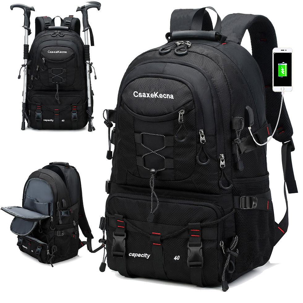 Indexkép: Travel backpack 40L waterproof lightweight outdoor hiking, men's and women's ca