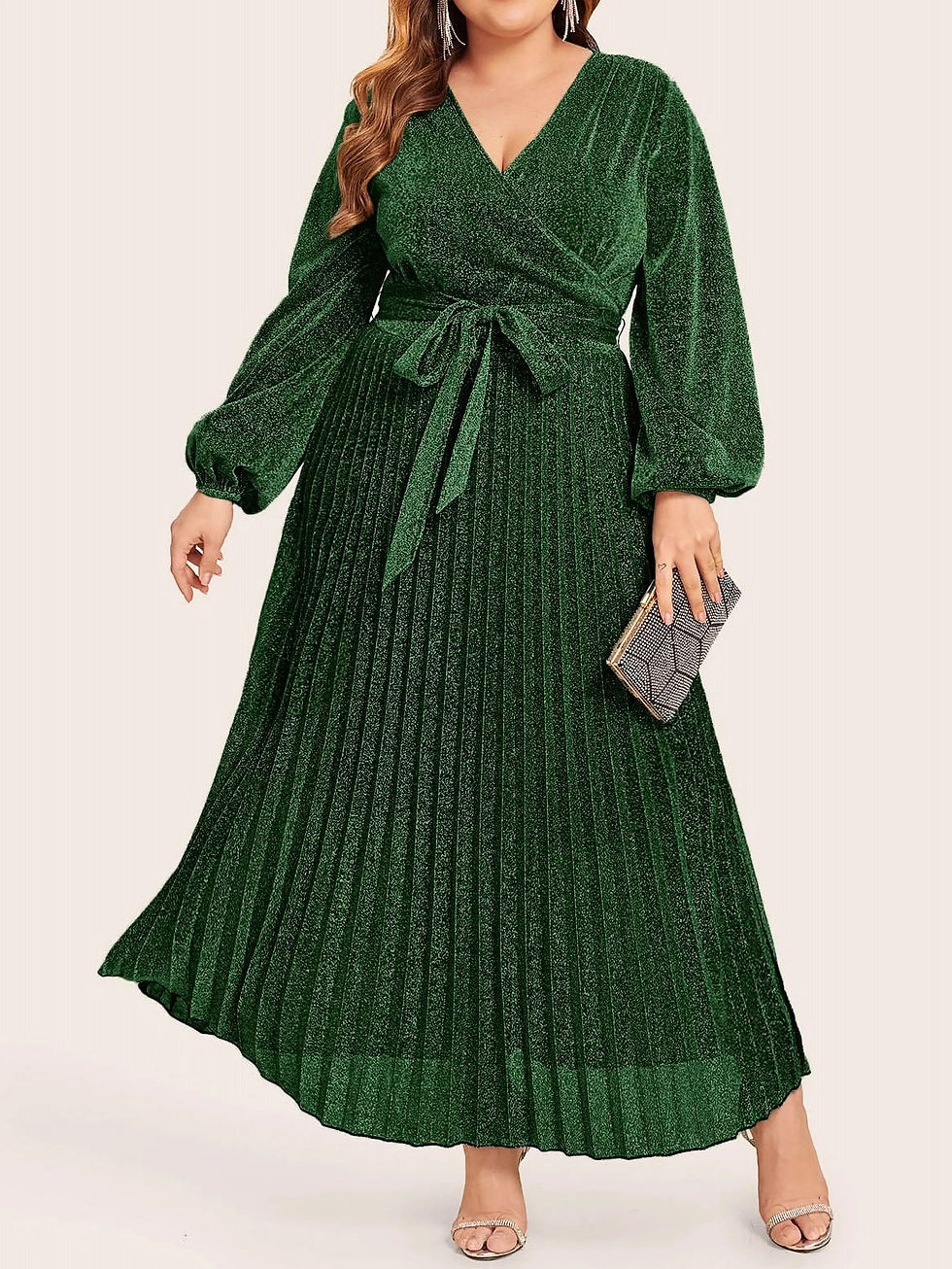 Thumbnail: Plus Size Women Clothing 2023 Autumn Winter New Elegant Long Sleeves Female Max