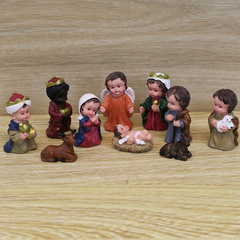 Thumbnail: Christ Birth Of Jesus Ornament Gifts Nativity Scene Crafts Resin Christmas
