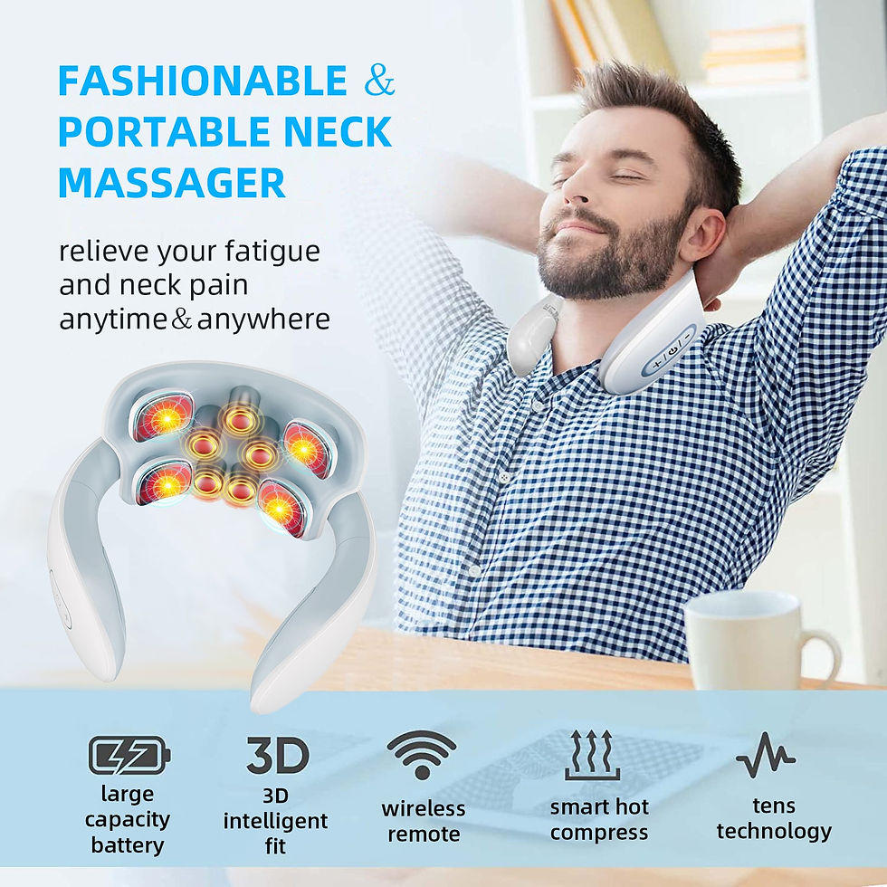 Thumbnail: Smart Back And Neck Massager Instrument Shoulder Neck Massage Cervical Vertebra