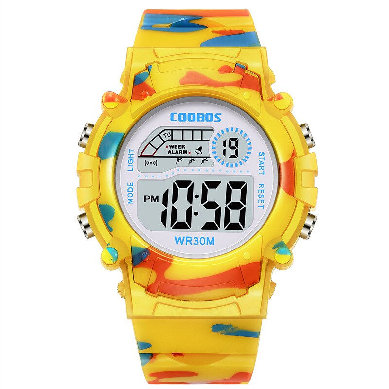 Thumbnail: 2023 New Boys Sports Military Kids Digital Watches Student Childrens Watch Fash