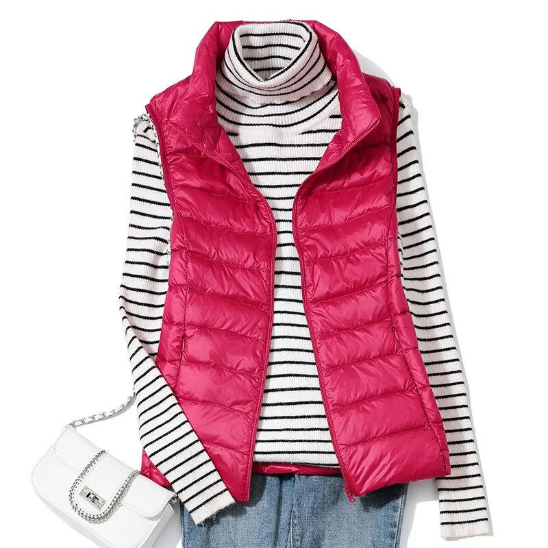 Indexkép: Autumn Spring Women Lightweight Sleeveless Jackets 2023 New Arrivals Female Off
