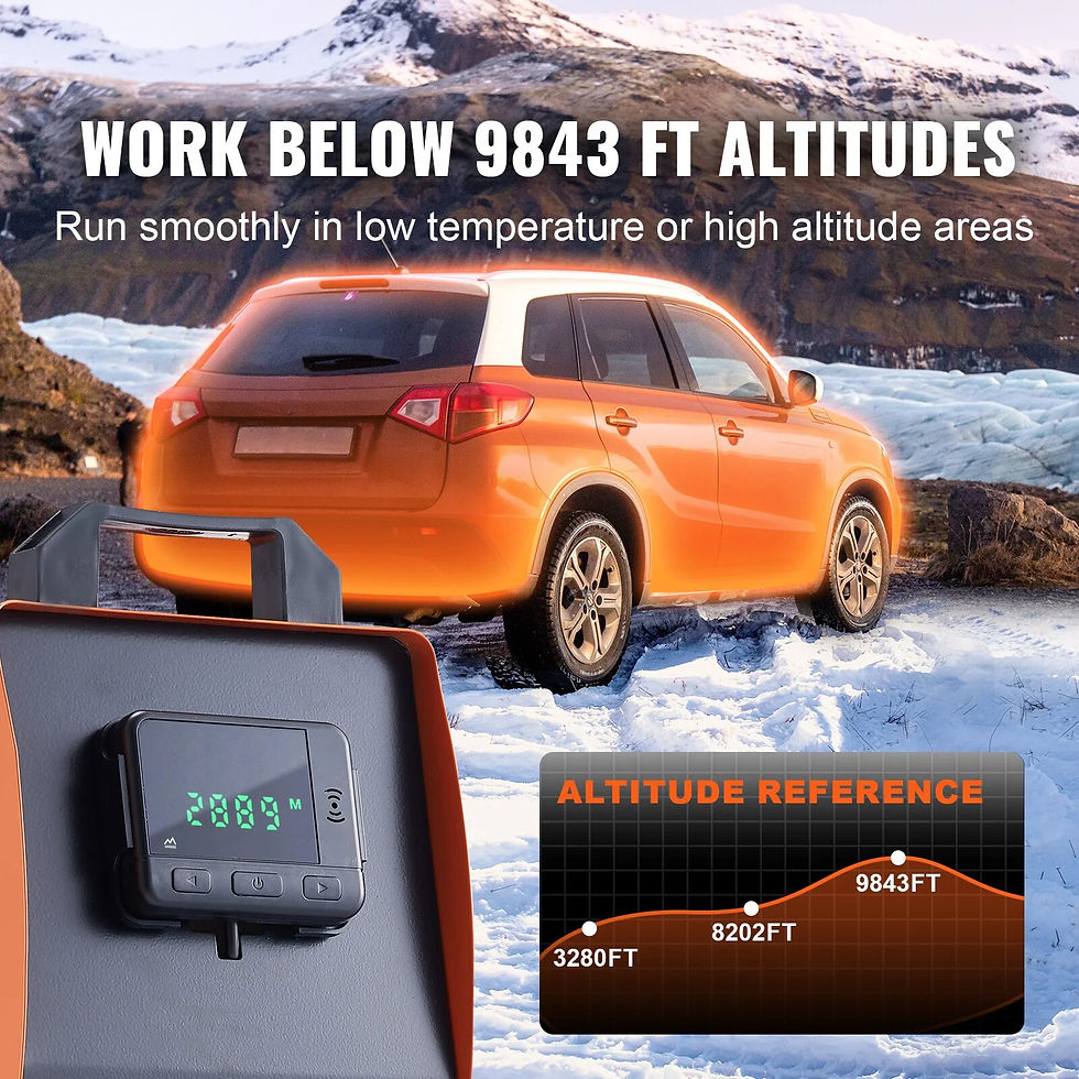 Thumbnail: VEVOR 5/8KW Car Heater Diesel Air Heater 12V Diesel Heater With LCD Switch Sile