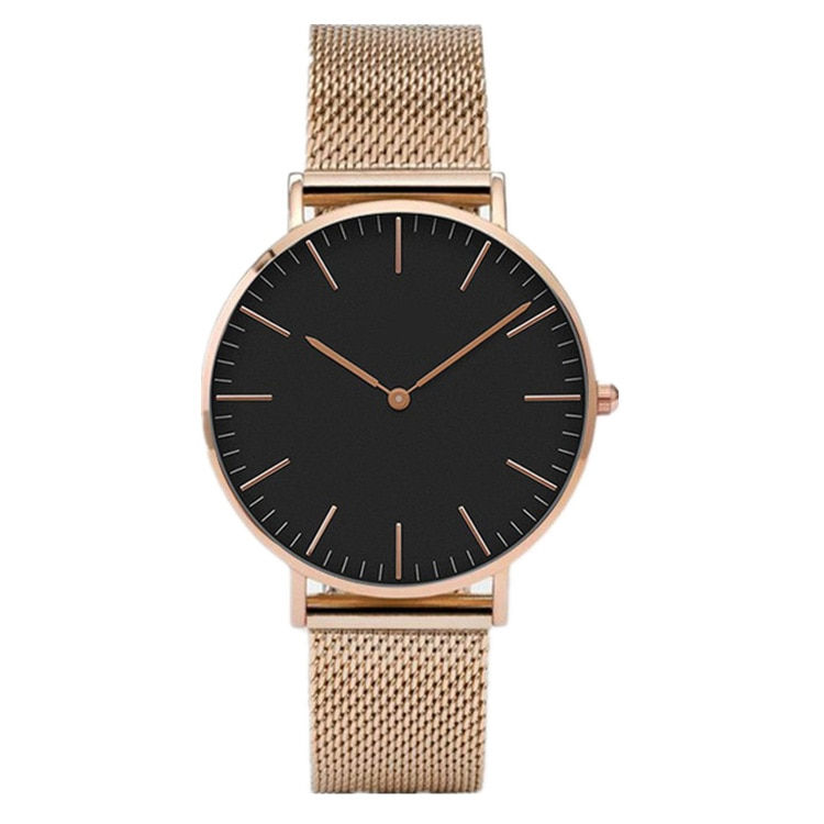 Thumbnail: Luxury Rose Gold Watch Women Bracelet Watches Top Brand Ladies Casual Quartz Wa