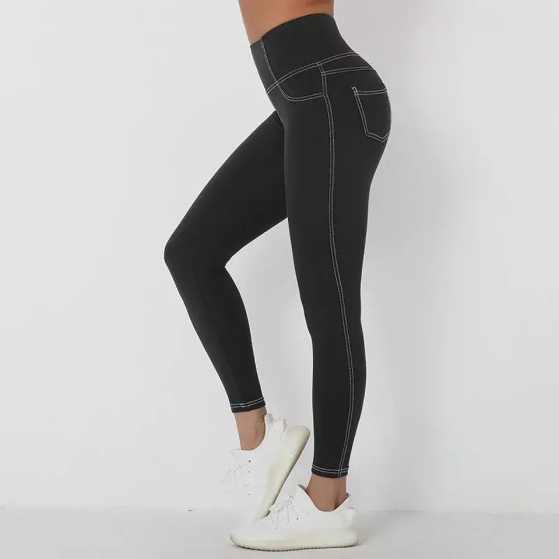 Miniaturebillede: NEW2023 CHRLEISURE High Waist Leggings Sweatpants Women Gorgeous Push Up