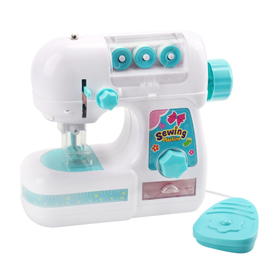 Thumbnail: Kids Simulation Sewing Machine Toy Mini Furniture Toy Educational Learning Desi