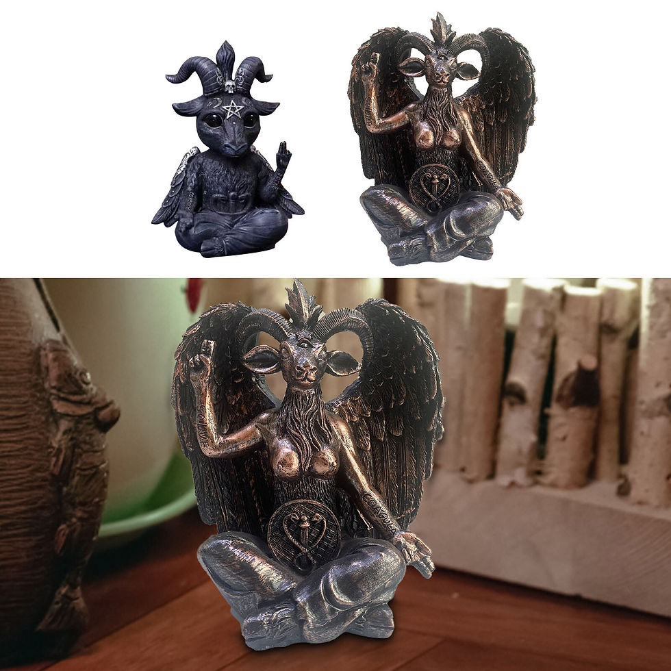 Thumbnail: Baphomet Satan Statue Baphomet Satan Statue With Exquisite Workmanship Black Sa