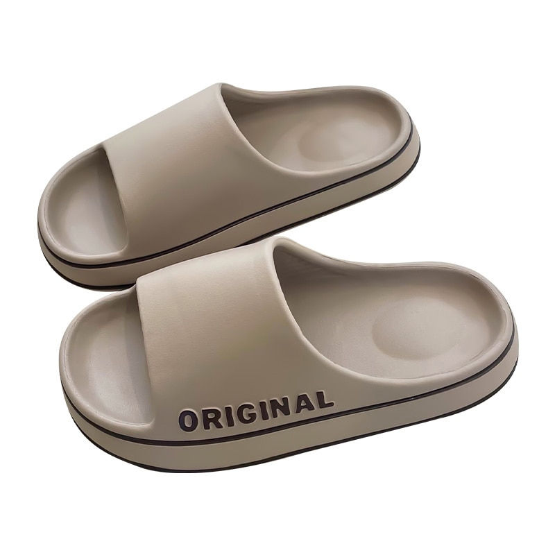 Thumbnail: Men Trend New Summer Slippers EVA Soft Bottom Cloud Slides Light Beach Shoes Ma