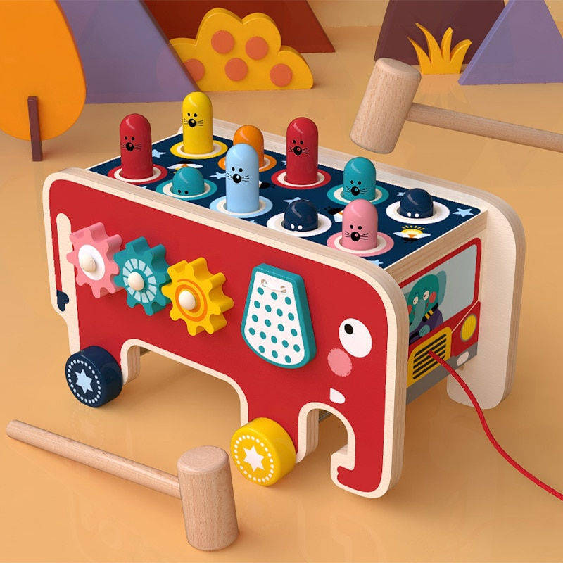 Thumbnail: BabyToys bebe Toddler Kids Wooden Fun Game Montessori Activity Toys For Childre