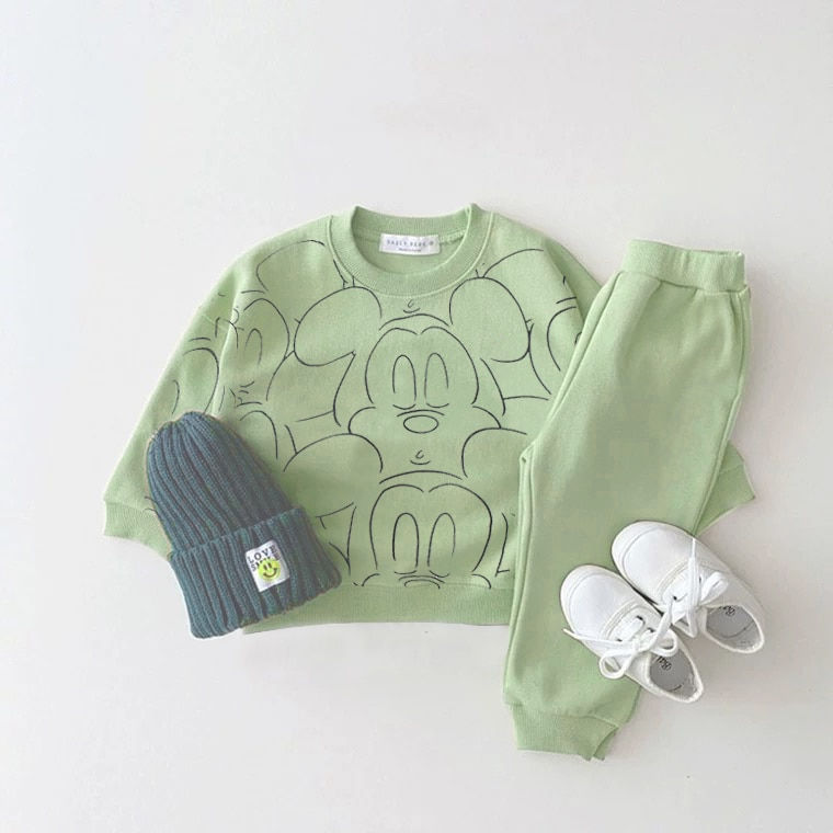 Thumbnail: New Designer Cartoon Clothing  Tracksuit Baby Boy Summer Printed Clothes T-shir
