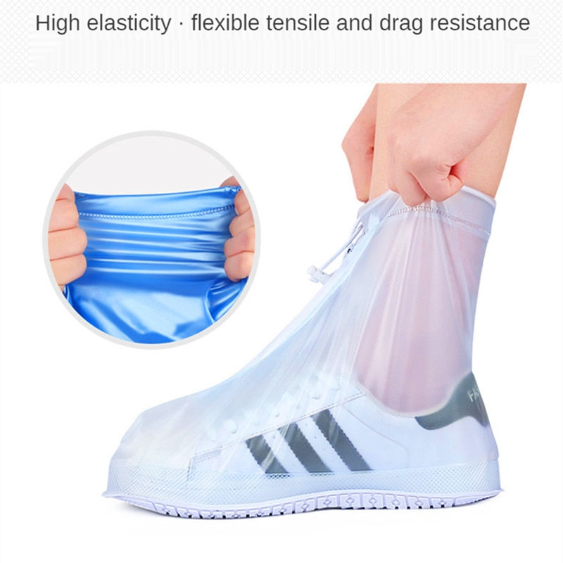 Thumbnail: New Outdoor Waterproof Shoe Cover Silicone Material Unisex Shoes Protector Rain