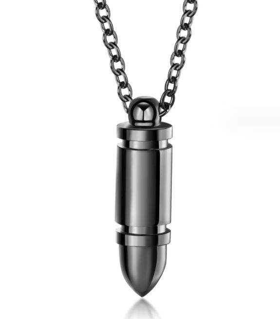 Thumbnail: Men's Stainless Steel Pendant Necklace