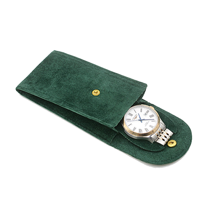 Thumbnail: IBBETON Watch Bag Organizer Watch Accessories Anti-Dust Gift Bag Flannelette An