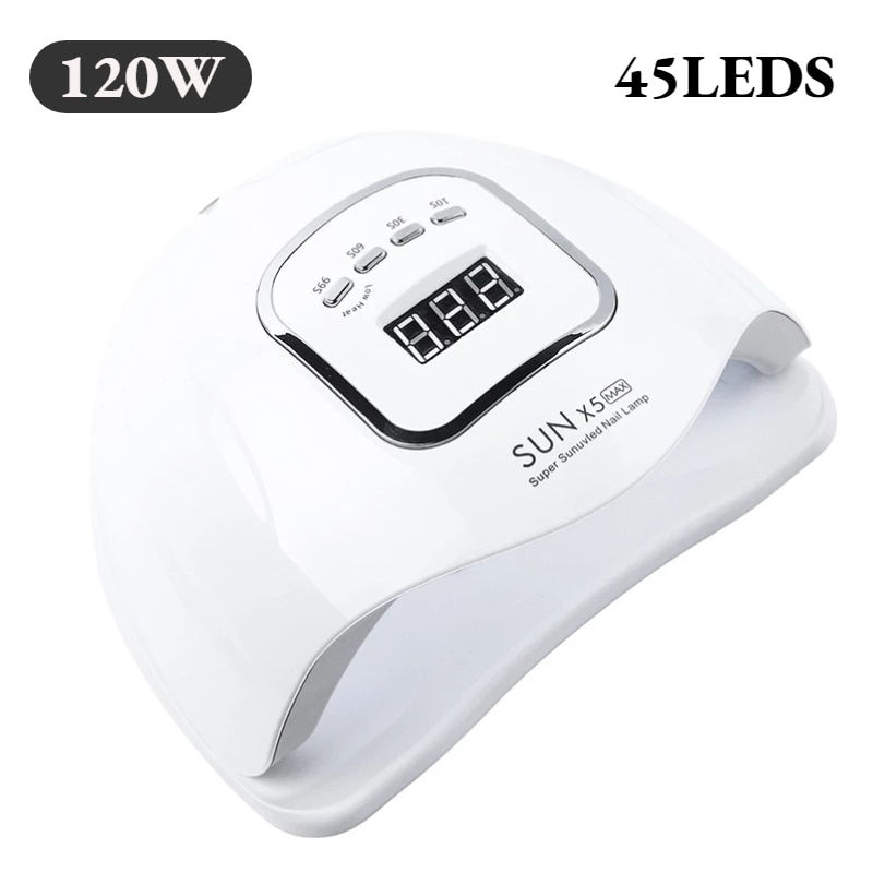 Miniaturebillede: 168W 42LEDs Nail Drying Lamp For Manicure Professional Led UV Drying Lamp With