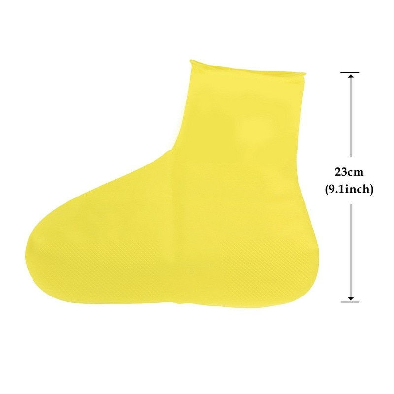 Thumbnail: Elastic Waterproof Shoe Cover Outdoor Rain Boots Silicone Anti Slip Rain Shoe C