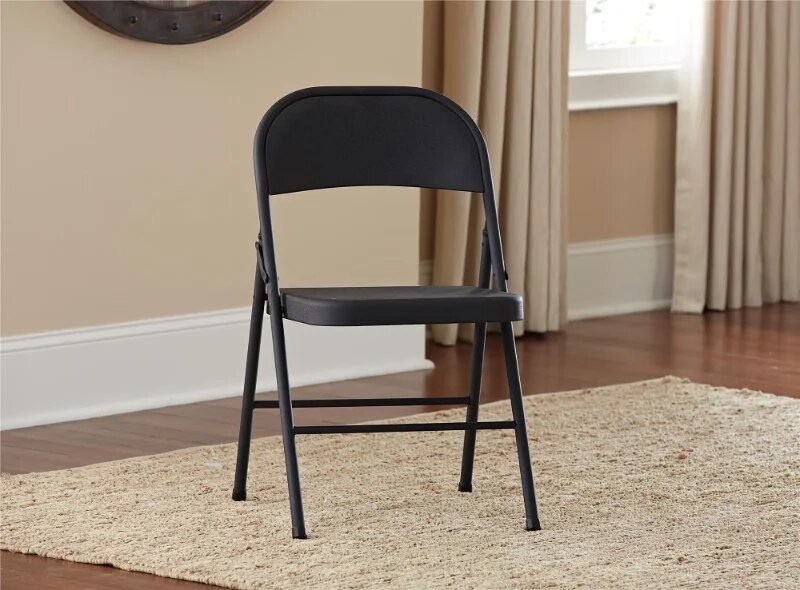 Thumbnail: Mainstays Heavy Duty and Durable Hinge Fold Portable Conference Folding Chair (