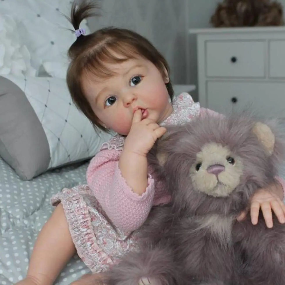 Miniatura: BZDOLL Two Versions 50cm/60cm Baby Reborn 3D-Paint Skin with Vein Realistic Sil