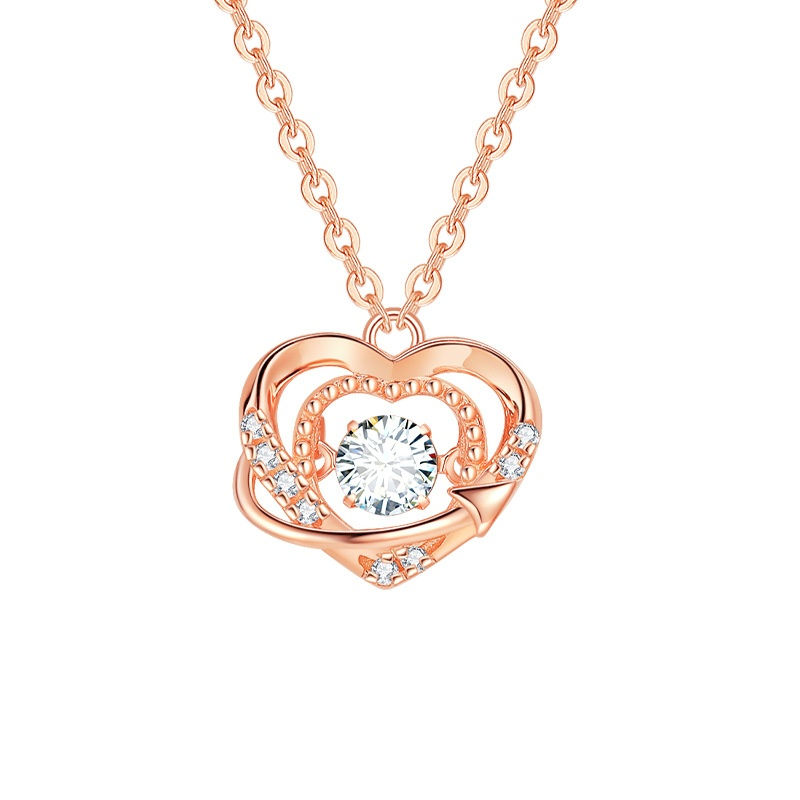 Thumbnail: Heart Necklace S925 Sterling Silver