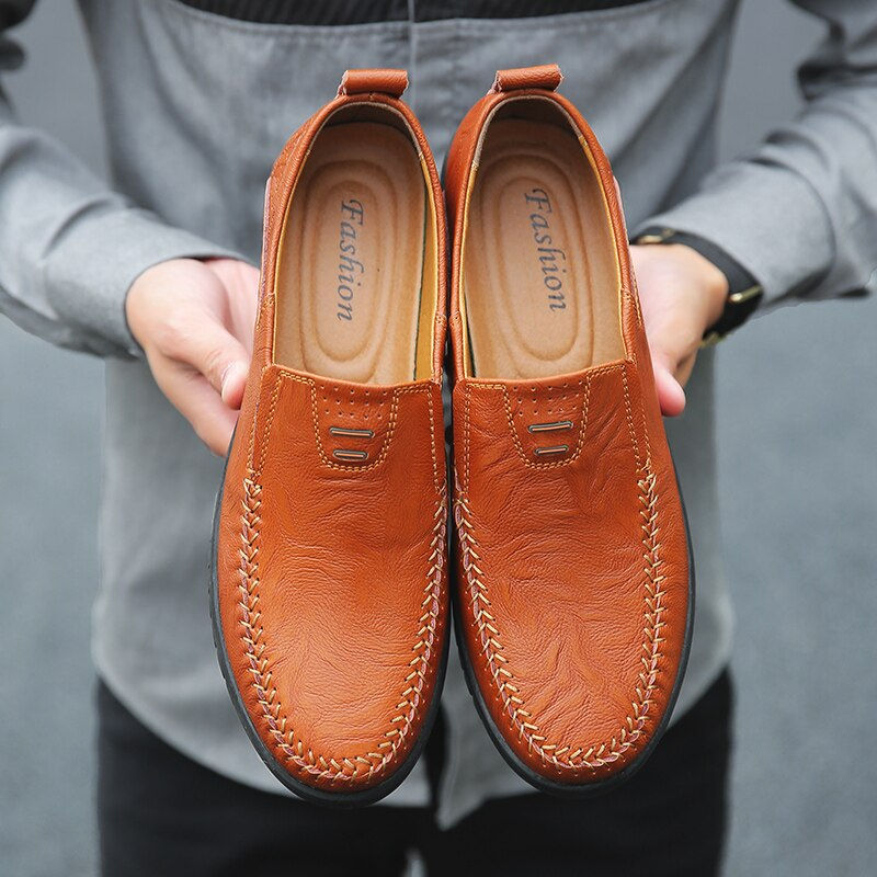 Thumbnail: 2023 Men Casual Shoes Luxury Brand Casual Slip on Formal Loafers Men Moccasins