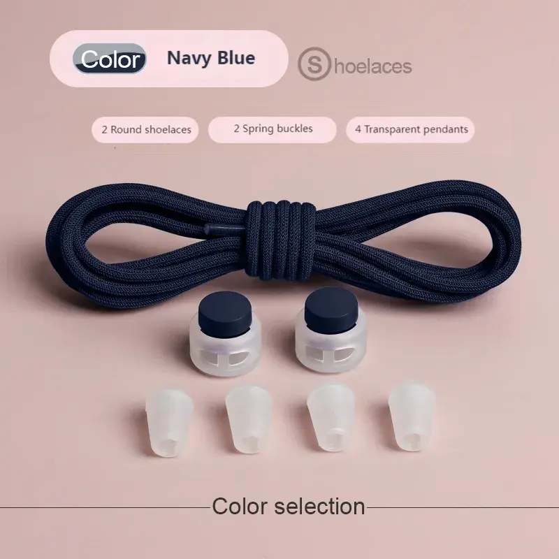 Thumbnail: Spring Lock Shoelaces Without ties Elastic laces Sneakers Kids Adult Quick Shoe
