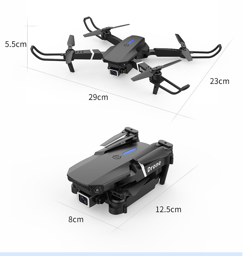 Миниатюра: Professional Drone E88 4k wide-angle HD camera WiFi fpv height Hold Foldable RC