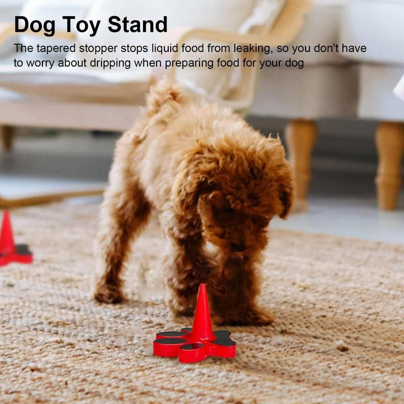 Thumbnail: Dog Toy Stand 4pcs Claw Base Stopper Holder For Dog Plug For Toppl Dog Toy Stan