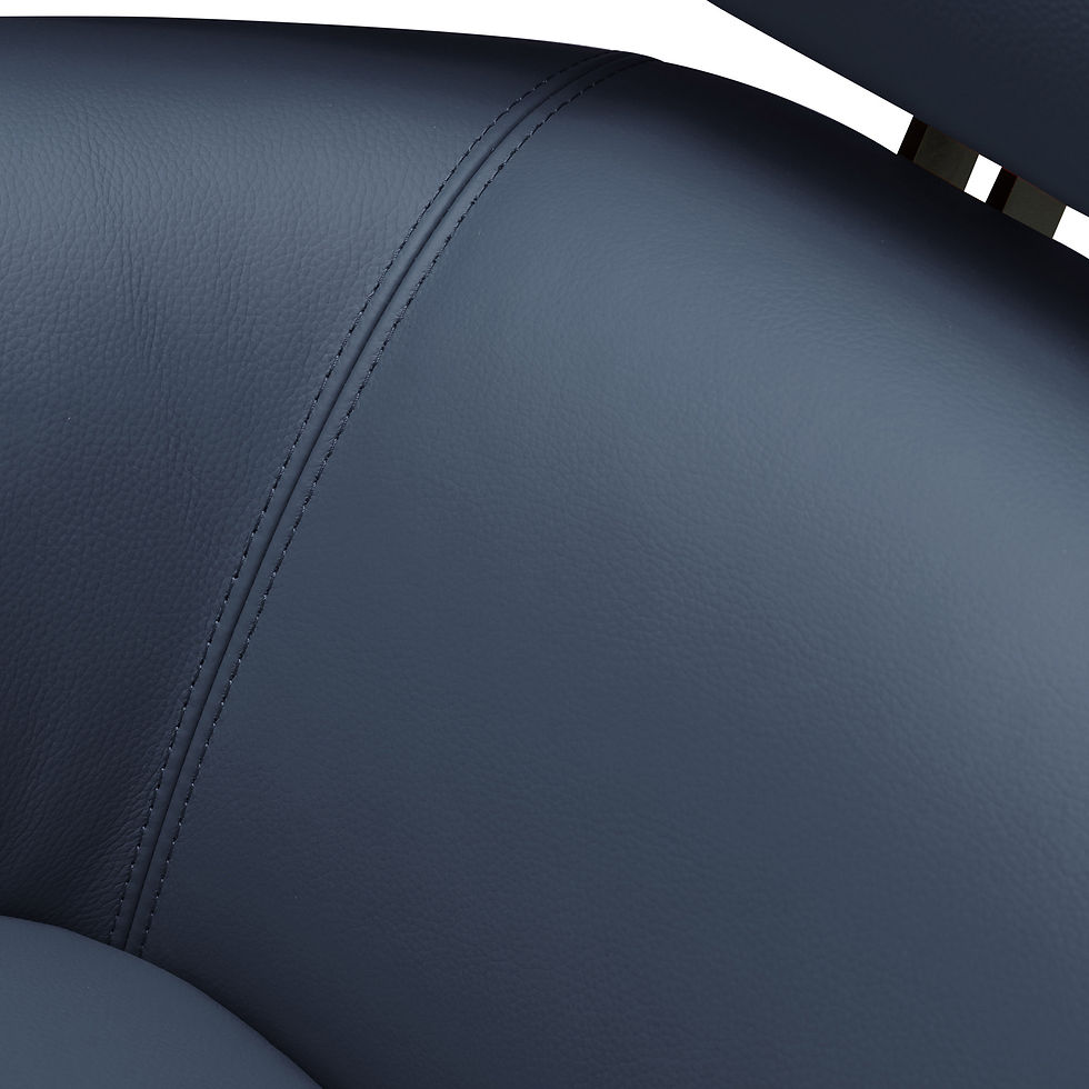 Thumbnail: Electra Top Grain Leather Swivel Chair